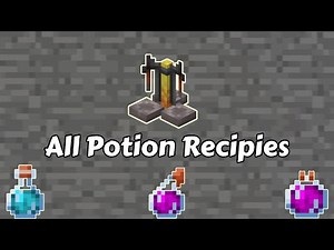 All Potion Recipes In Minecraft 1.21