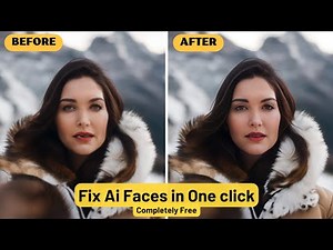 Fix Ai Faces of Mid journey, Leonardo Ai and Bing Image Creator