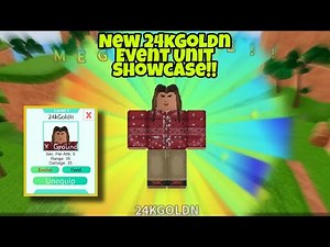 NEW 24kGoldn Event Unit Showcase!! | All Star Tower Defense