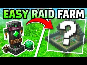 Minecraft Easy RAID Farm in 1.21!