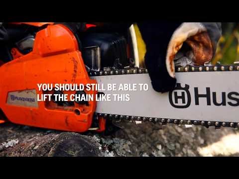 How to tension the chain