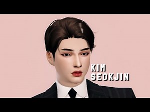 The Sims 4 | BTS KIM SEOKJIN | + CC Links | Create A Sims | Face Only