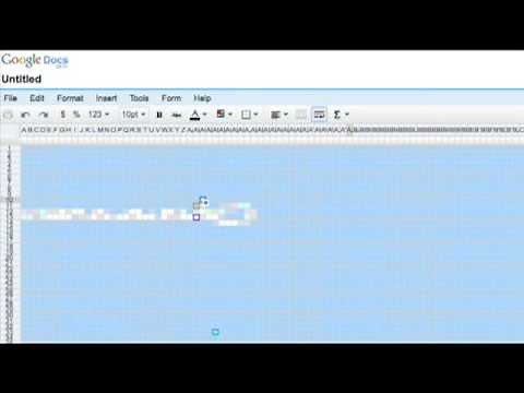Arte colaborativo en Google Spreadsheets