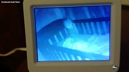 WATCH: Do you see a ghost in this baby monitor? The mother who filmed this video claims that she saw a ghost on the screen while keeping an eye on her baby daughter. Let us know what you think? | Good Morning America