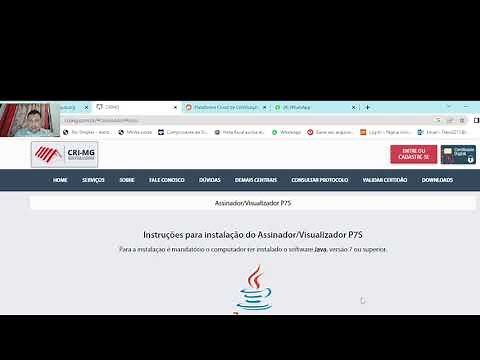 Instalar e baixar Assinador digital P7s