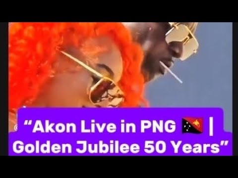 Akon Live in Papua New Guinea | 50th Independence Golden Jubilee Celebration 2025