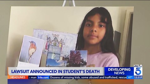 Family of girl allegedly killed after bully threw water bottle at her head files claim against LAUSD