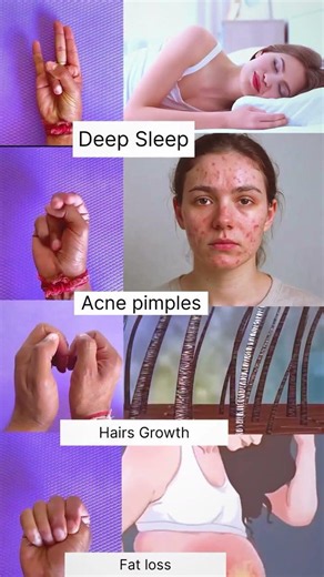 4 Simple Hand Mudras for Better Sleep, Skin & Health! 🧘‍♀️