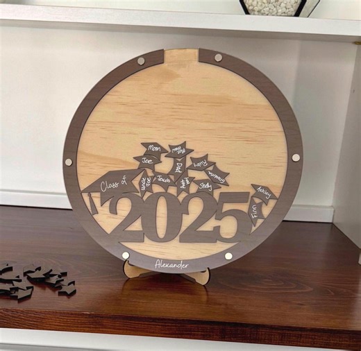 Graduation Guest Book Alternative Class of 2026 Personalized Wood Keepsake Custom High School Graduation Party Decor Wood Signature Sign - Etsy