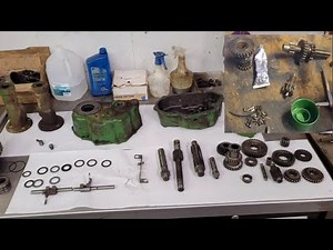 taking apart and fixing catastrophic failure in peerless 2300 transmission out of John deere 112