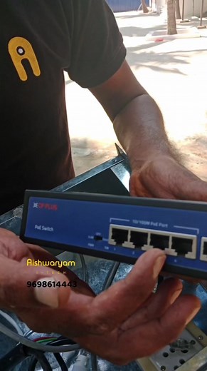 44K views · 262 reactions | POE Switch for IP Camera!!! #poeswitch #ipcamerasystem #learncctv | Aishwaryam i TECH | Facebook