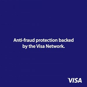 Anti-fraud protection backed by the Visa Network. #TaptopaywithVisa. | Visa