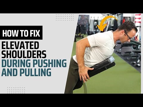 How To Fix Elevated Shoulders || Push-Pull Assessment || NASM-CPT Shoulder Solutions