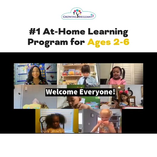 🚨 Attention Parents: Get 7 Days FREE of Our Live Online Preschool Program 🚨 Unlock your child’s full potential with our exceptional Preschool Program, designed to deliver top-notch education from home for ages 2-6 🎉⇒ https://www.growingbrilliant.com/ Our small virtual classes with experienced teachers provide individualized attention, offering a more engaging, hands-on, and social experience than simply sitting in front of an app. In our live program, children create, interact, and engage wit