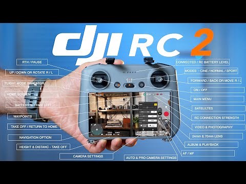 DJI RC 2 User Manual Tutorial: Mini 4 Pro - Air 3 - Air 3s - NEO
