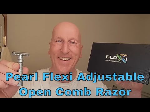 Pearl Flexi Adjustable Open Comb Safety Razor