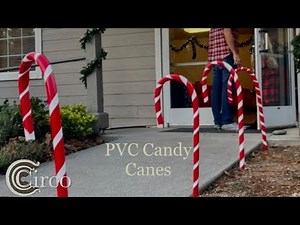 PVC Candy Canes / Full DIY Video