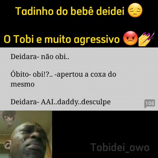 Alguém cuide do bebê deidei pq depois dessa fia Aii kkkk 😜💅 #tobidei_owo #fypシ #tobi #deidara #tobidei #obidei #fypシ #vaiprofyyyy #parati #vaiprofy