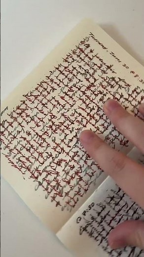 Journaling Using Cross Writing | #crosswriting #journal #handwriting #journaling #shorts