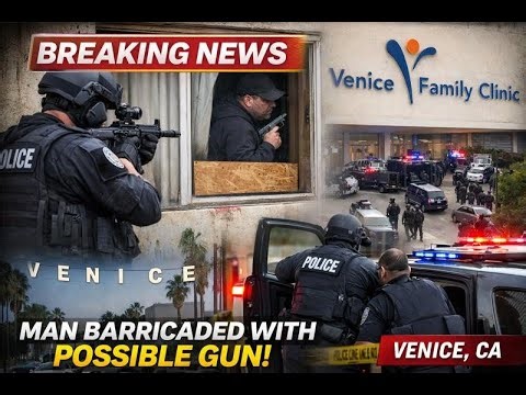LIVE STAND OFF BARRICADE VENICE CA #NEWS #PRESS #SWAT #LAPD #LAFD #LOSANGELES