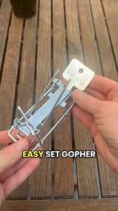 How to set the Victor Easy Set Gopher Trap. #victortrap #gophertrap #goohers #moles