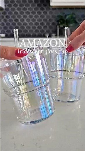 I’m OBSESSED with this Glass Cup Tumbler with Straw and Lid!