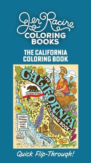 The California Coloring Book #california #californiatravel #coloringbook #californiaadventures