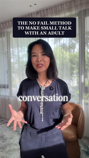 Crystal Lim-Lange on Instagram: "Never have an awkward silence again! To make easy conversation, remember my FLOW method which stands for First connection, Listen and loop, Open-ended questions and Wrap with warmth! #communication #worklife #workbestie"