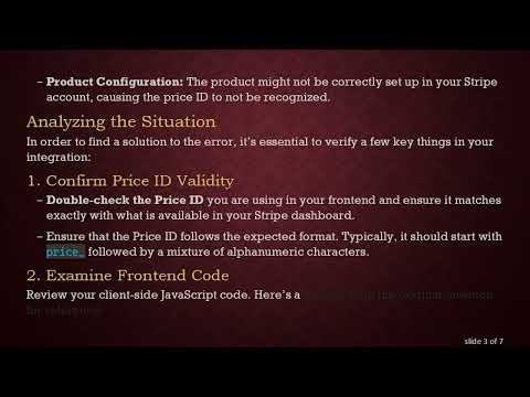 Troubleshooting Stripe's No Such Price Error in Node.js Implementations
