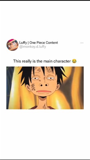 Luffy | One Piece Content! on Instagram: "This fast-paced montage captures the chaotic, hilarious, and unpredictable spirit of Monkey D. Luffy, the protagonist of One Piece. Set to a lively, upbeat soundtrack, the video highlights Luffy’s unique brand of "main character energy" by showcasing his most absurd moments—from his vacant, wide-eyed stares and rubbery physical comedy to his unconventional combat tactics, like literally biting his opponents. The clip seamlessly blends classic scenes from