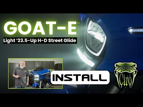 GOAT-E Harley Batwing Fairing Light for '23-Up Street Glide / How to Install