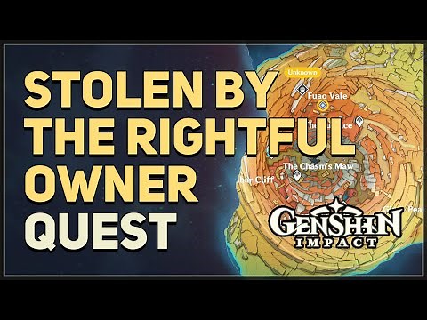 Stolen by the Rightful Owner Genshin Impact