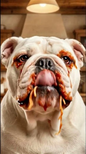 Funny Dog Eating Spaghetti (ASMR) 🍝🔊