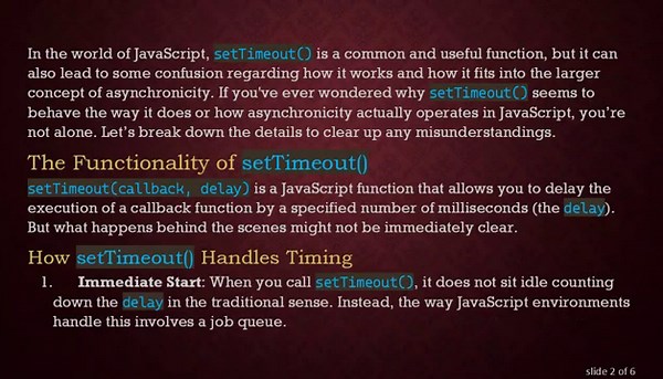 Understanding setTimeout() and Asynchronicity in JavaScript: Clear Your Confusion