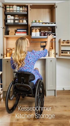 Howdens on Instagram: "Get organised in style with @kesseboehmeruk. ✨ From base units to larders and clever corner storage, space-saving has never looked this good!"