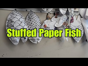 Stuffed Paper Fish Sculpture You Can Make!