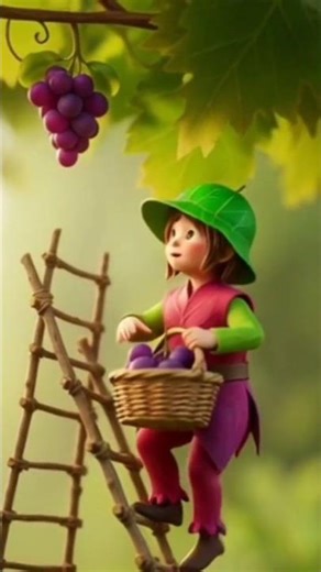 Morning Grape Village | Cozy Miniature Fantasy Ambience (4K)