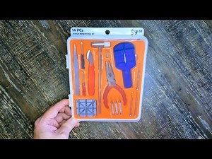 Watch Repair Tool Kit Walmart - Unboxing! #watches #toolkits