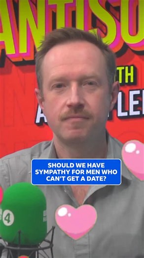 Should we have sympathy for men who can’t get a date? Clips online are claiming some men could “go extinct” because women don’t want relationships with them. Some argue women shouldn’t be expected to carry the emotional labour for men’s dating struggles, while others say male loneliness and shame deserve more understanding. Where should the line be? AntiSocial | Listen on BBC Sounds | BBC Radio 4