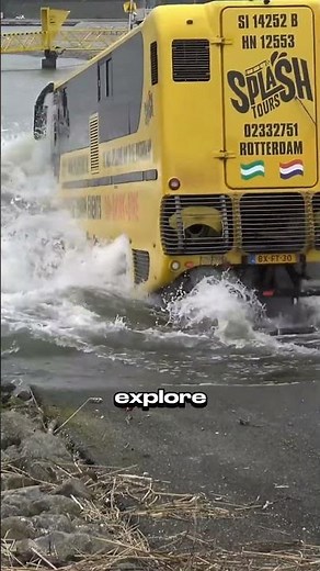 Amazing Amphibious Bus Tour: Explore Rotterdam on Land and Water! #facts