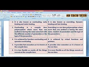Difference between Compile Time Polymorphism and Run Time Polymorphism | Polymorphism | C++ | Telugu