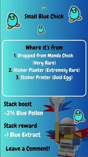 😲💙 Must-See! How to Get the Small Blue Chick in Bee Swarm Simulator 🐝🚀