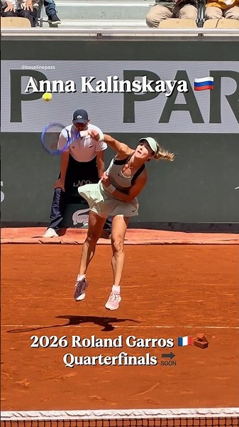 Anna Kalinskaya 🇷🇺 | First Ever Roland Garros Quarterfinal | 3 Hour 3-Set Epic vs Potapova | #RG26