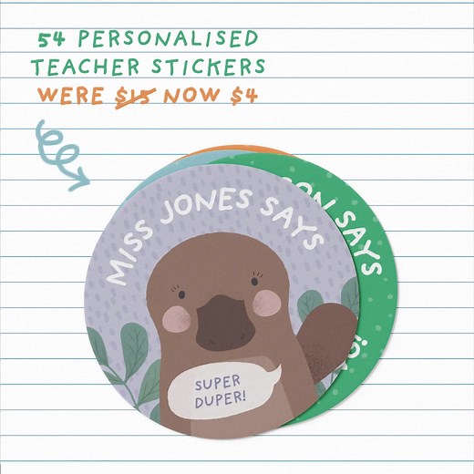 23K views · 3 comments | Motivate your students with our Personalised Merit Stickers for Teachers! A pack of 54 Personalised stickers NOW ONLY $4 | Tinyme | Facebook