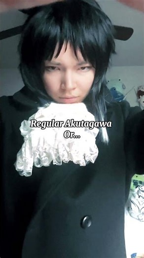 I suck at makeup #cosplay #bungoustraydogs #foryou #bsd #cosplayer #akutagawa #akutagawaryunosuke
