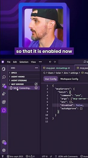 How to set up the Fetch MCP Server in Amazon Kiro