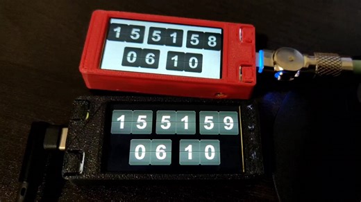 【开源】ESP32 翻页时钟 T-Display-S3示例