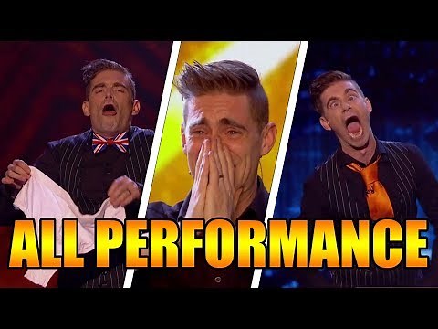 Matt Edwards funniest ever comedy Magician All Performance Britain's Got Talent 2017【GTF】