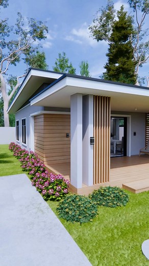 House Design 6.2m x 9.2m with 2Bedroom 🏠 @Tiny House Design #home #housetour #housedesign #smallhouse #tinyhouse