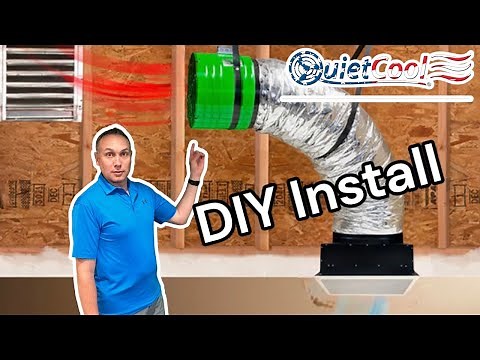 QuietCool Whole House Fan Installation and Review | Homeowner DIY Quite Cool QC ES-7000